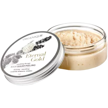 Organique Разглаживающий сахарный скраб «Вечное золото», 200 мл