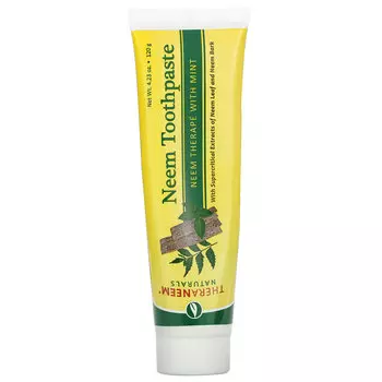 Organix South, TheraNeem Naturals, Neem Therap, зубная паста с мятой, 120 г (4,23 унции)