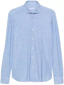 Orian меланжевая рубашка, синий
