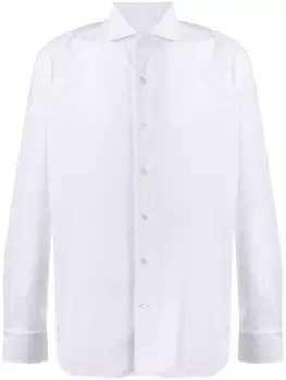 Orian однотонная рубашка с длинными рукавами, белый