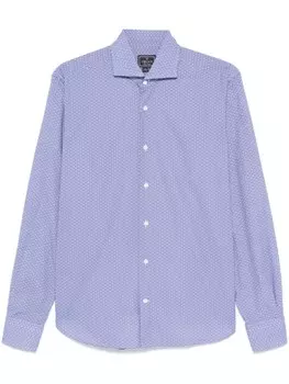 Orian рубашка с графичным принтом, синий