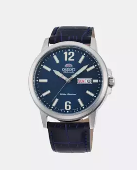 ORIENT Contemporary RA-AA0C05L19B Автоматические мужские часы с синим кожаным ремешком Orient, синий