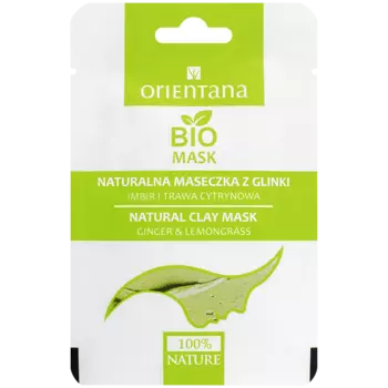 Orientana глиняная маска для лица - имбирь и лемонграсс, 10 мл