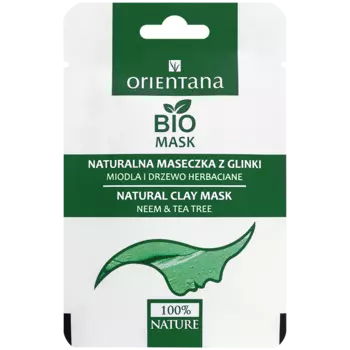 Orientana глиняная маска для лица - ним и чайное дерево, 10 мл