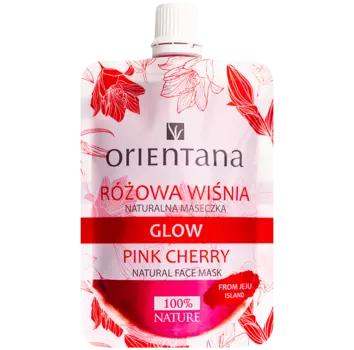 Orientana Glow Różowa Wiśnia натуральная маска для лица, 30 мл