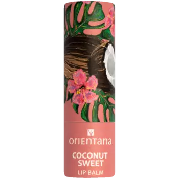Orientana кокосовый сладкий бальзам для губ, 4,2 г