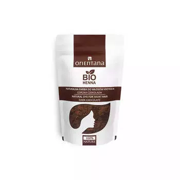 ORIENTANA Натуральная краска Био Хна для коротких волос Горький шоколад 50г
