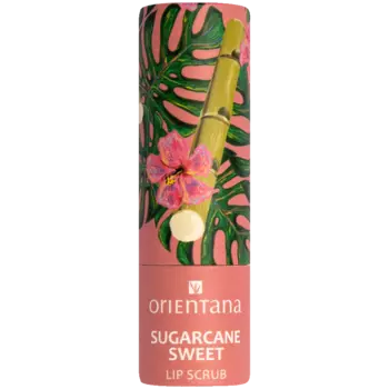 Orientana Сладкий тростниковый скраб для губ, 4,2 г