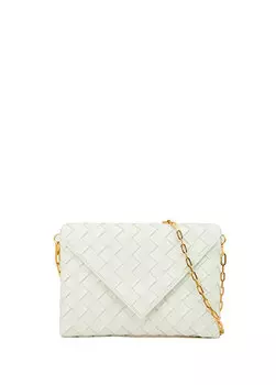 Оригами зеленая женская кожаная сумка Bottega Veneta