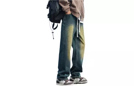 Original Charcoal Оригинальные темно-серые джинсы унисекс, Средний синий