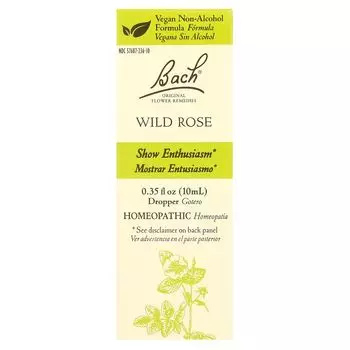 Original Flower Remedies, дикая роза, 10 мл (0,35 жидк. унции) Bach