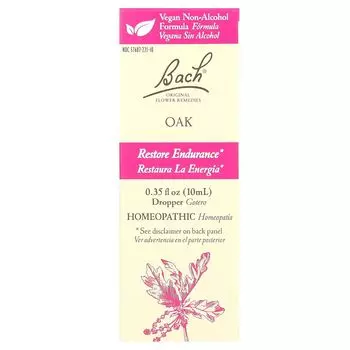 Original Flower Remedies, Дуб, 0,35 жидкой унции (10 мл) Bach