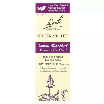 Original Flower Remedies, водяная фиалка, 10 мл (0,35 жидк. унции) Bach