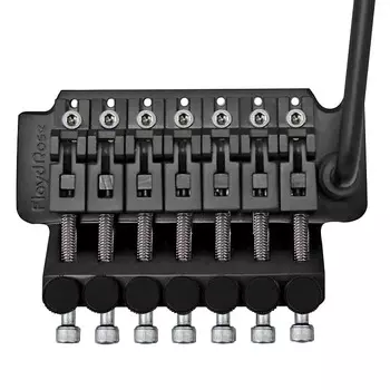 Оригинальная 7-струнная тремоло-система серии Hot Rod — Satin Black Floyd Rose 7-String Hot Rod Series
