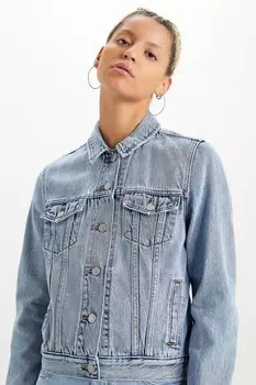 Оригинальная джинсовая куртка дальнобойщика Levi'S, мультиколор