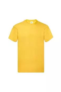 Оригинальная футболка Fruit of the Loom, желтый