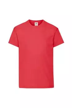 Оригинальная футболка с коротким рукавом Fruit of the Loom, красный