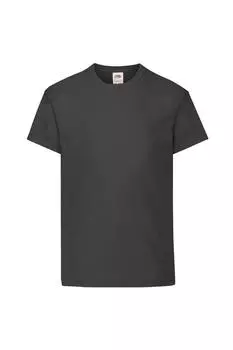 Оригинальная футболка с коротким рукавом Fruit of the Loom, черный