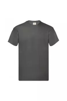 Оригинальная футболка с коротким рукавом Fruit of the Loom, серый