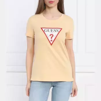 Оригинальная футболка стандартного кроя Guess, желтый
