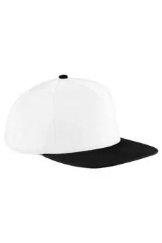 Оригинальная кепка Snapback с плоским козырьком (2 шт. в упаковке) Beechfield, белый