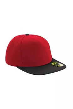 Оригинальная кепка Snapback с плоским козырьком Beechfield, красный