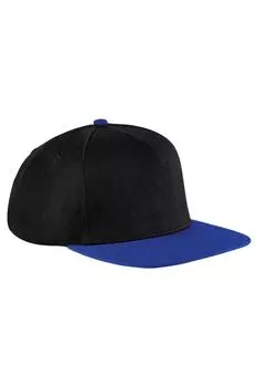 Оригинальная кепка Snapback с плоским козырьком (2 шт. в упаковке) Beechfield, черный
