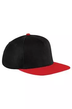Оригинальная кепка Snapback с плоским козырьком Beechfield, черный