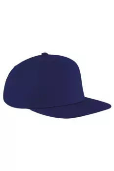 Оригинальная кепка Snapback с плоским козырьком Beechfield, темно-синий