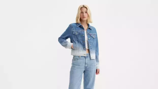 Оригинальная куртка дальнобойщика Levi's, цвет Snowmelt - Medium Wash