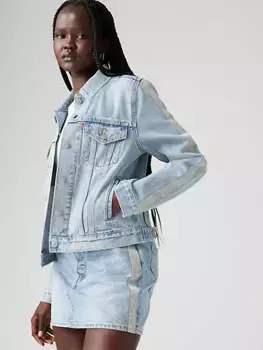 Оригинальная куртка дальнобойщика Levi's, цвет Good As Silver - Light Wash