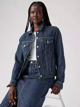Оригинальная куртка дальнобойщика Levi's, цвет Partly Masked - Dark Wash