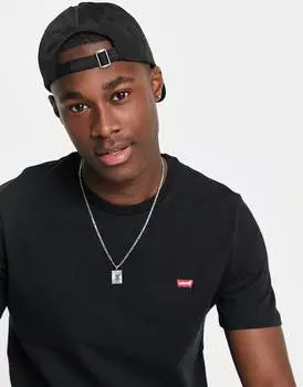 Оригинальная маленькая футболка Levi's с крыльями летучей мыши минерально-черного цвета