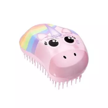 Оригинальная мини-расческа Pink Rainbow Unicorn Tangle Teezer