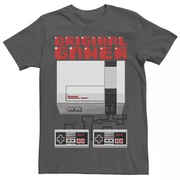 Оригинальная мужская футболка для геймеров с контроллерами Nintendo NES Licensed Character