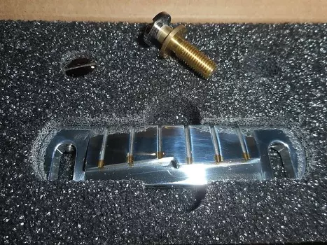 Оригинальная насадка PRS Stop с шипами, ПОЛИРОВАННЫЙ АЛЮМИНИЙ, #ACC-4053 101686:001:001: (ACC-4053)