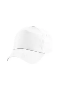 Оригинальная пятипанельная кепка Beechfield, белый