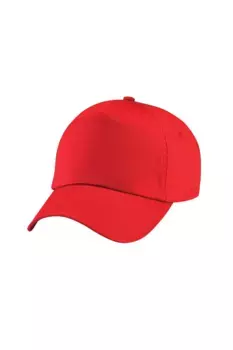 Оригинальная пятипанельная кепка Beechfield, красный