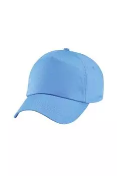 Оригинальная пятипанельная кепка Beechfield, синий