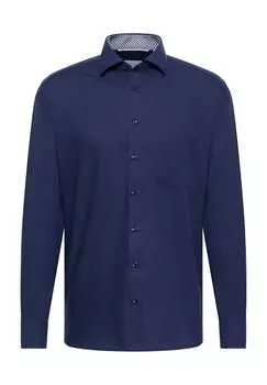 Оригинальная рубашка современного кроя Eterna, синий