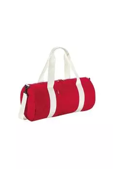 Оригинальная спортивная сумка Barrel Bagbase, красный