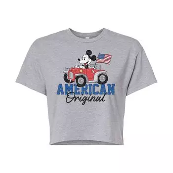 Оригинальная укороченная футболка Disney's Juniors в американском стиле Disney