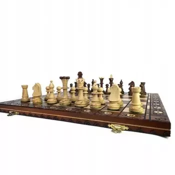 ОРИГИНАЛЬНЫЕ КОНСУЛСКИЕ ШАХМАТЫ 48 x 48 см Caissa