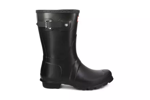 Оригинальные короткие резиновые сапоги Hunter, черный