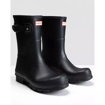 Оригинальные короткие сапоги Hunter, черный