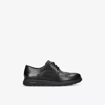 Оригинальные кожаные туфли Grand Wingtip Cole Haan, черный