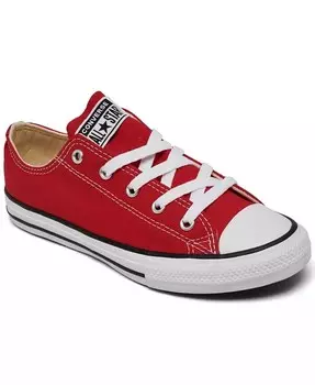 Оригинальные кроссовки Chuck Taylor Little Kids от Finish Line Converse, красный