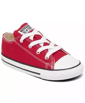 Оригинальные кроссовки Chuck Taylor Toddler от Finish Line Converse, красный
