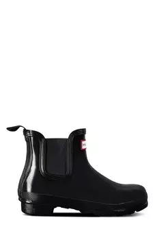 Оригинальные лаковые ботинки Челси Hunter, черный