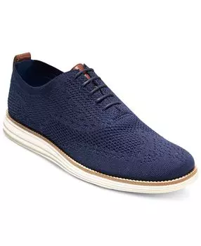 Оригинальные мужские оксфорды grand stitchlite wingtip Cole Haan, синий